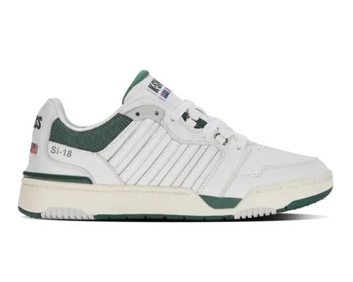 K-Swiss Men's Si-18 Rival Brilliant White Posy Green Shoes