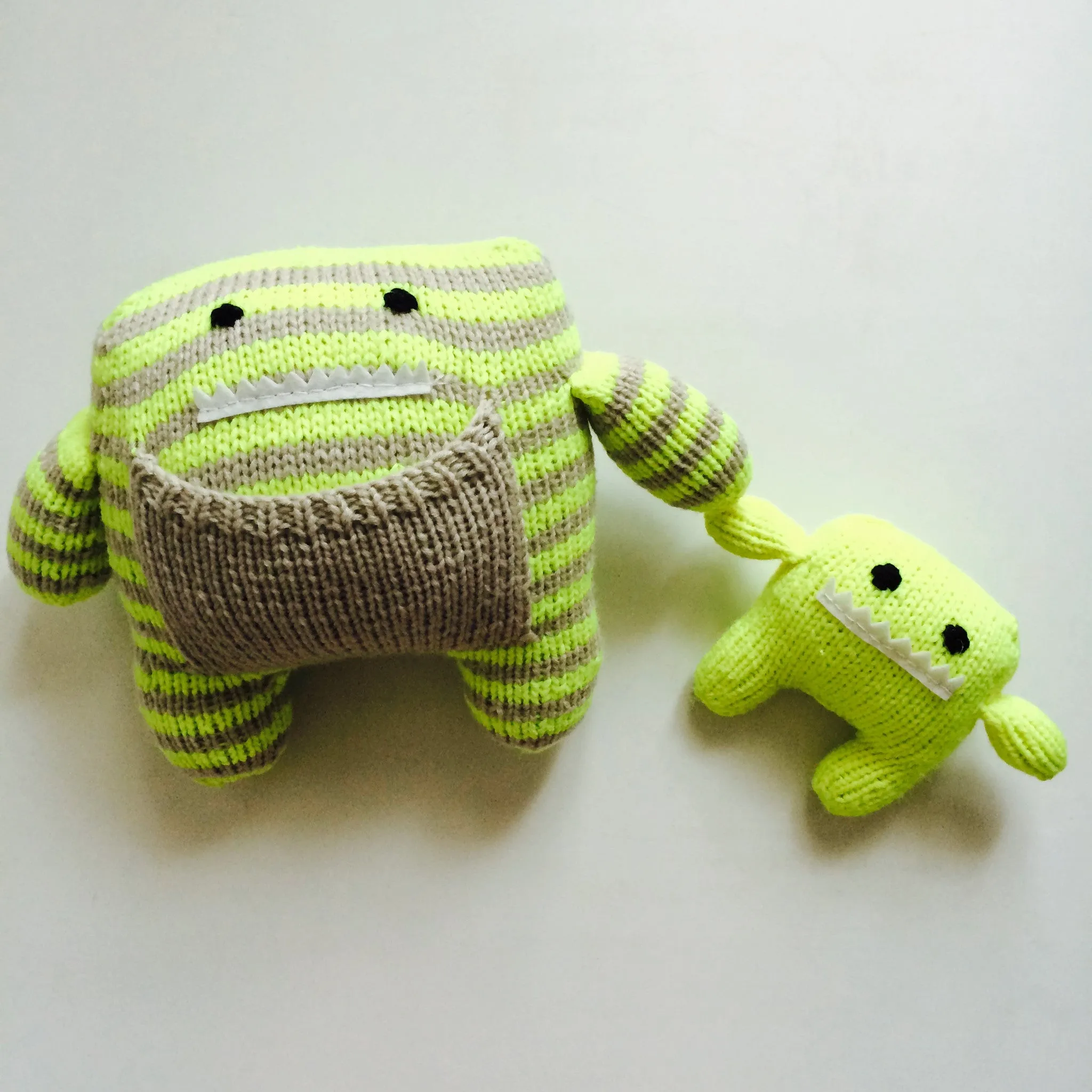 Lola and Luc Hand Knit Monster