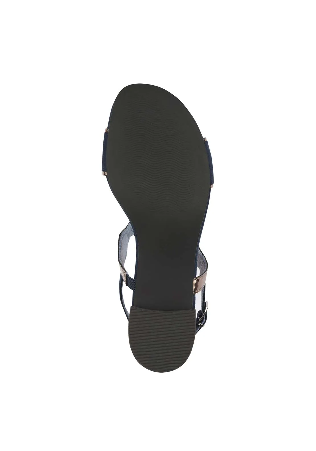 Low Heeled Sandal - Navy