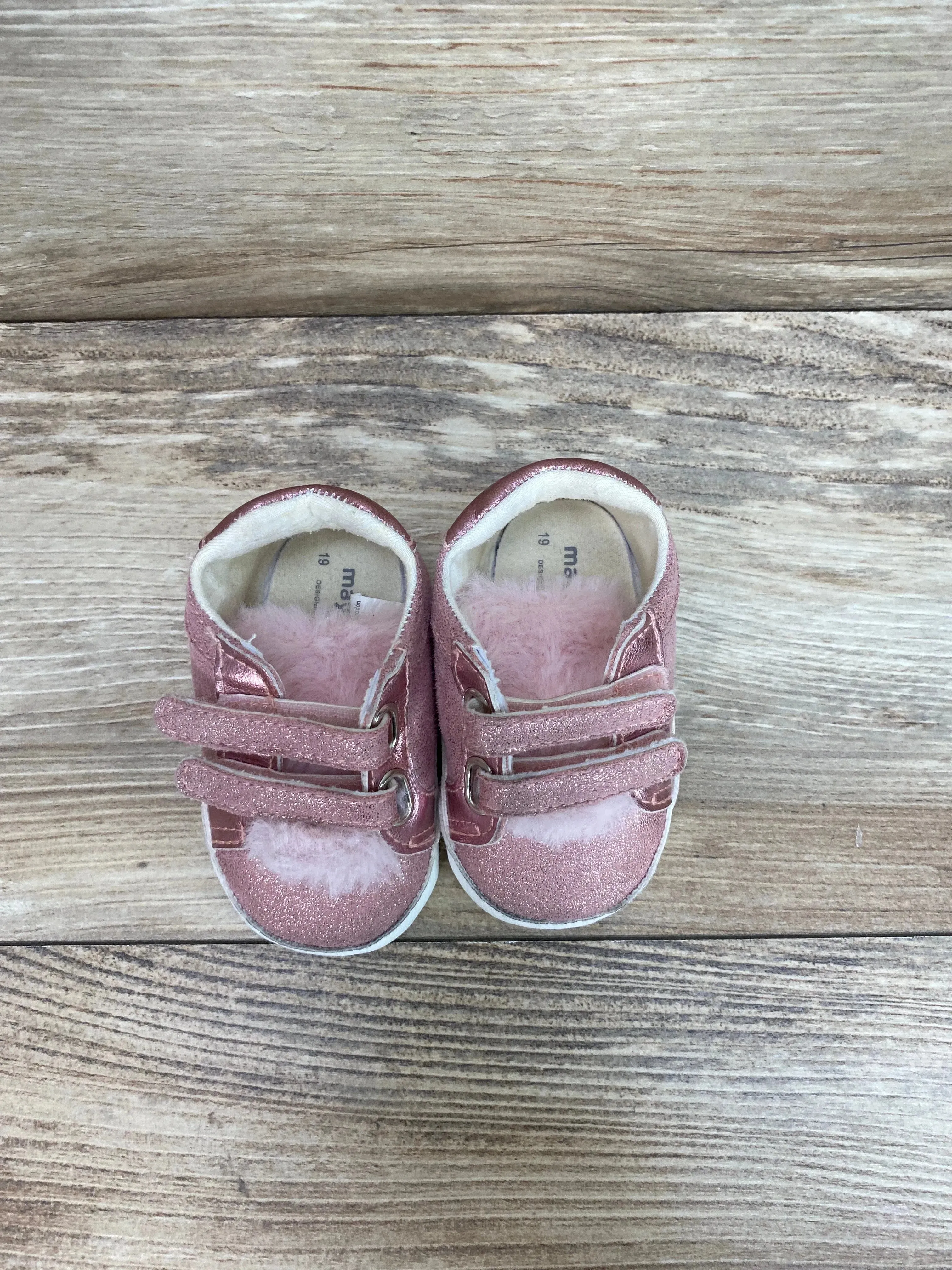 Mayoral Newborn Soft Sole Training Shoes Pink sz 3c