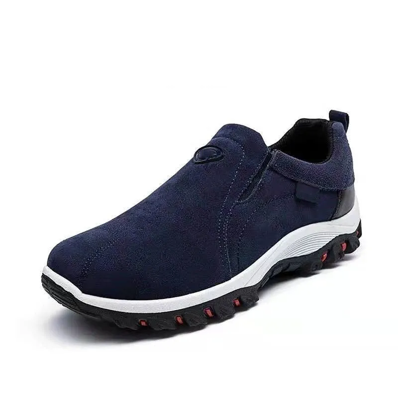 Men's Good arch support Outdoor Breathable Lightweight Walking Slip On Sneakers