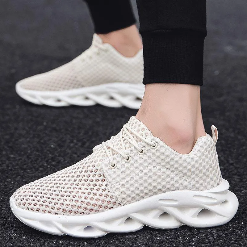 Men'S Hollow Mesh Running Shoes
