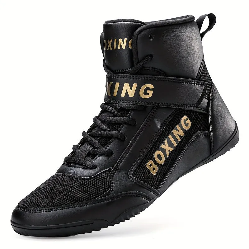 Men's Professional Boxing Shoes | White Or Blacks Boots