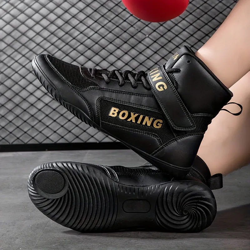Men's Professional Boxing Shoes | White Or Blacks Boots