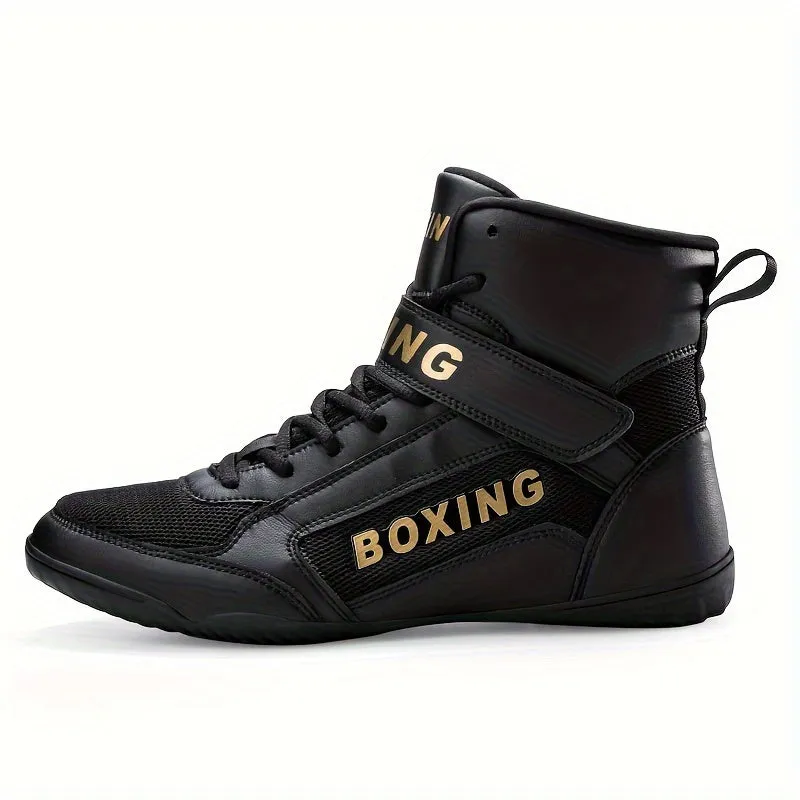 Men's Professional Boxing Shoes | White Or Blacks Boots