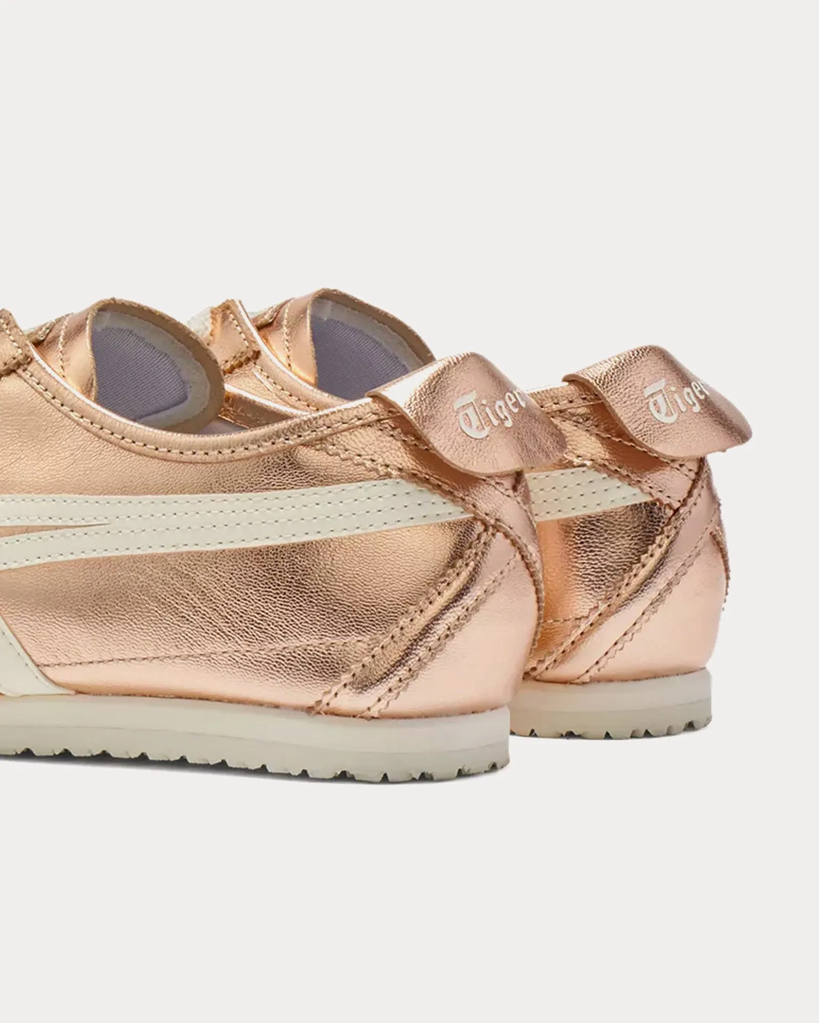 Mexico 66 Rose Gold / Cream Low Top Sneakers