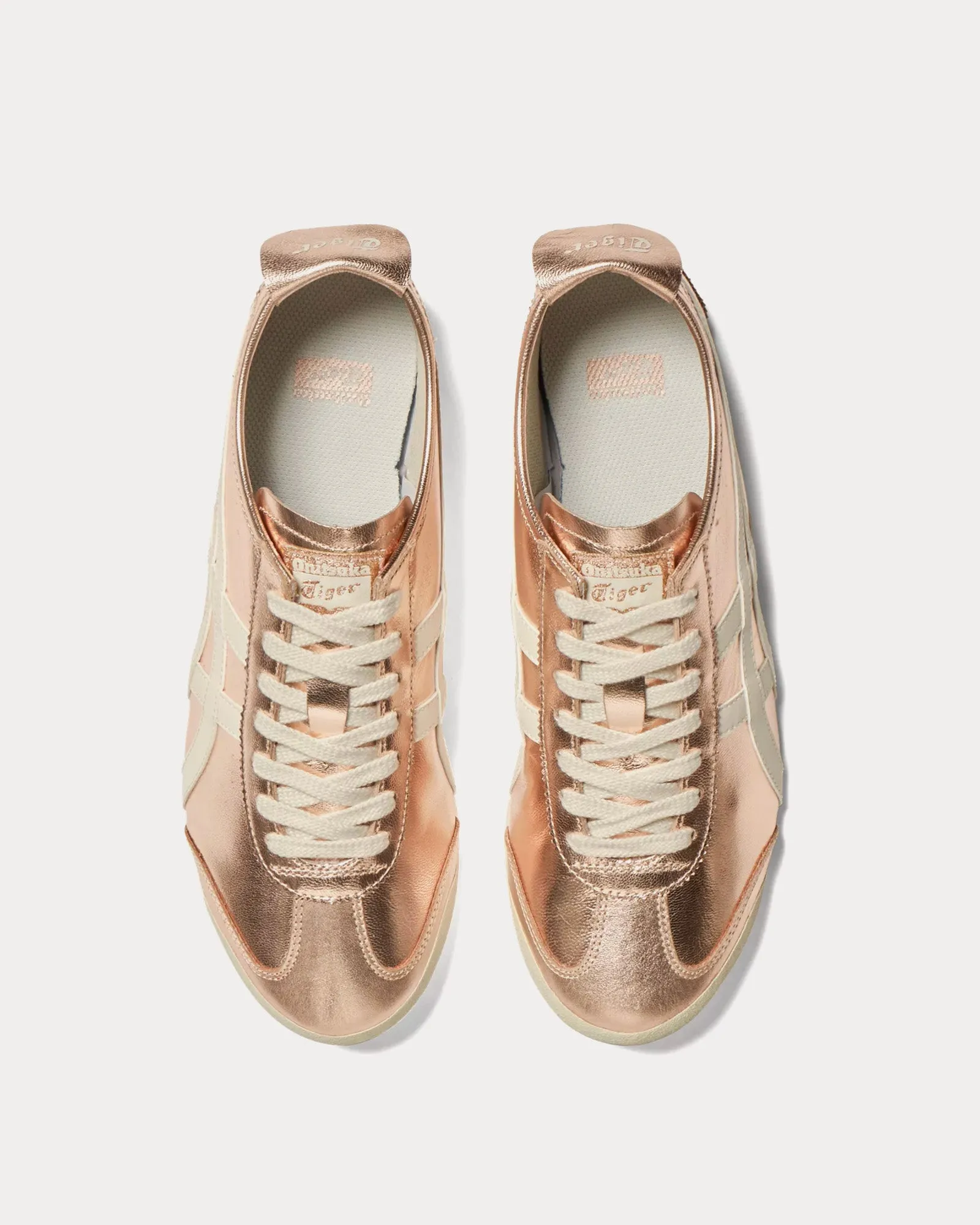 Mexico 66 Rose Gold / Cream Low Top Sneakers