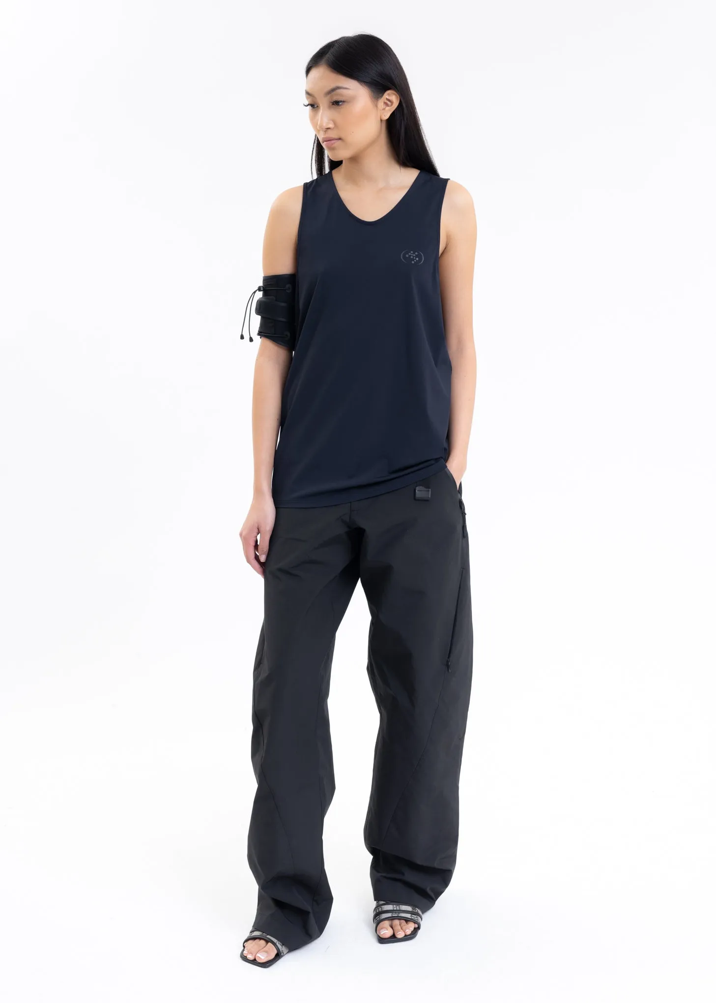 Navy TRACK TANK w/ ARMBAND