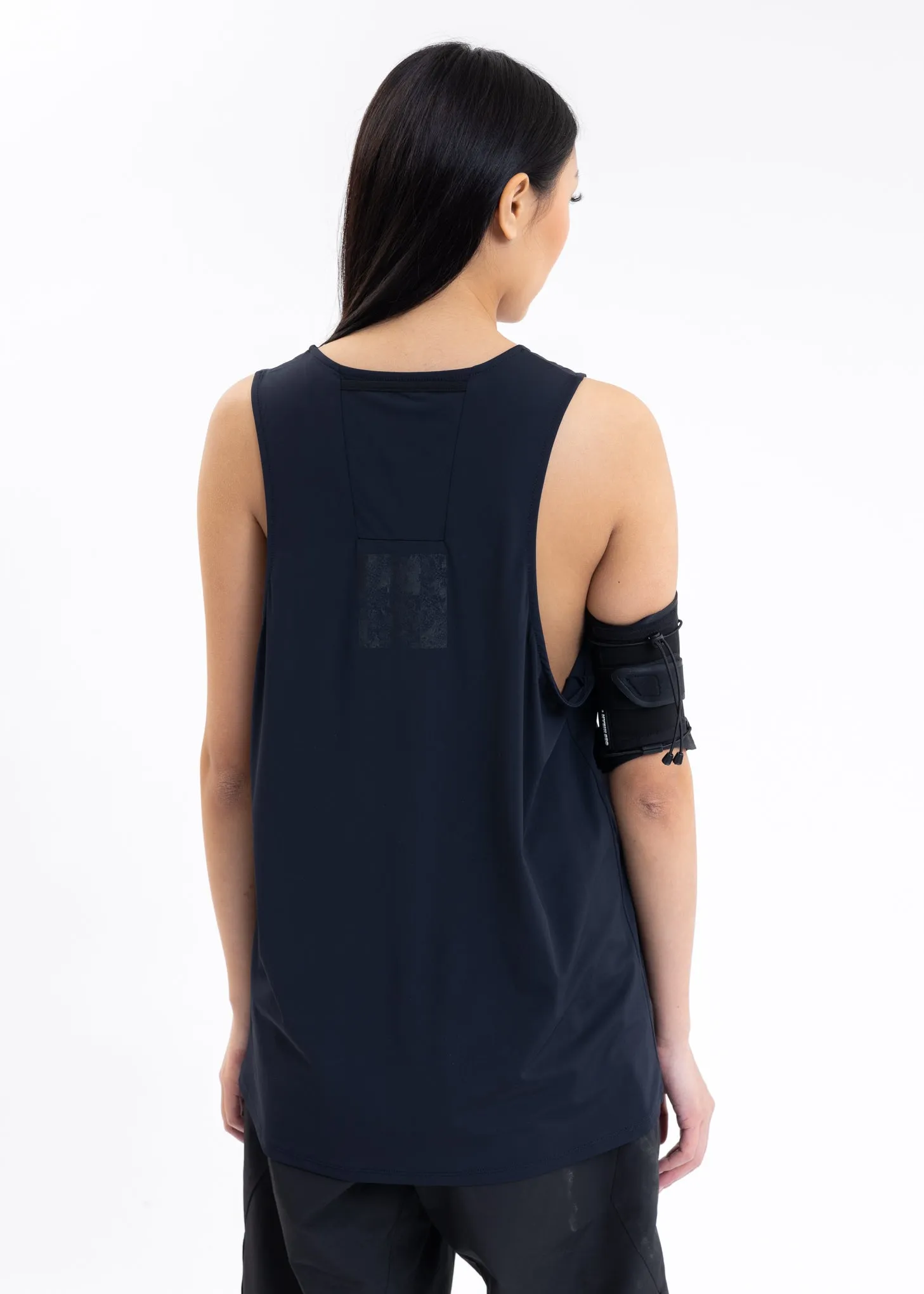 Navy TRACK TANK w/ ARMBAND