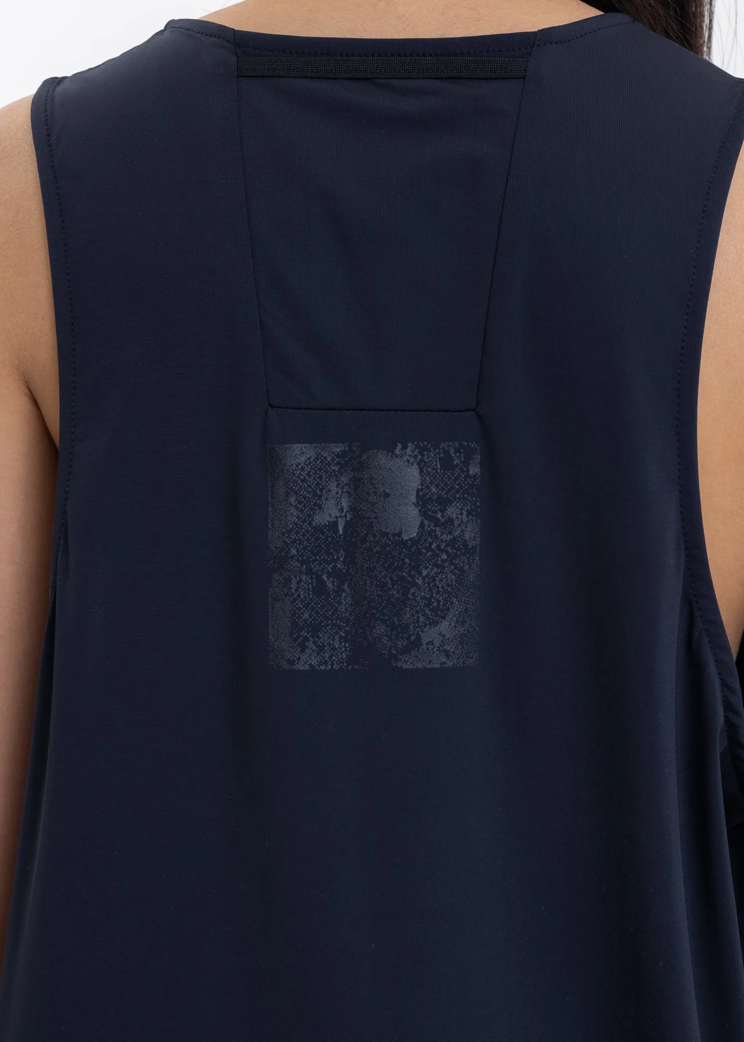 Navy TRACK TANK w/ ARMBAND