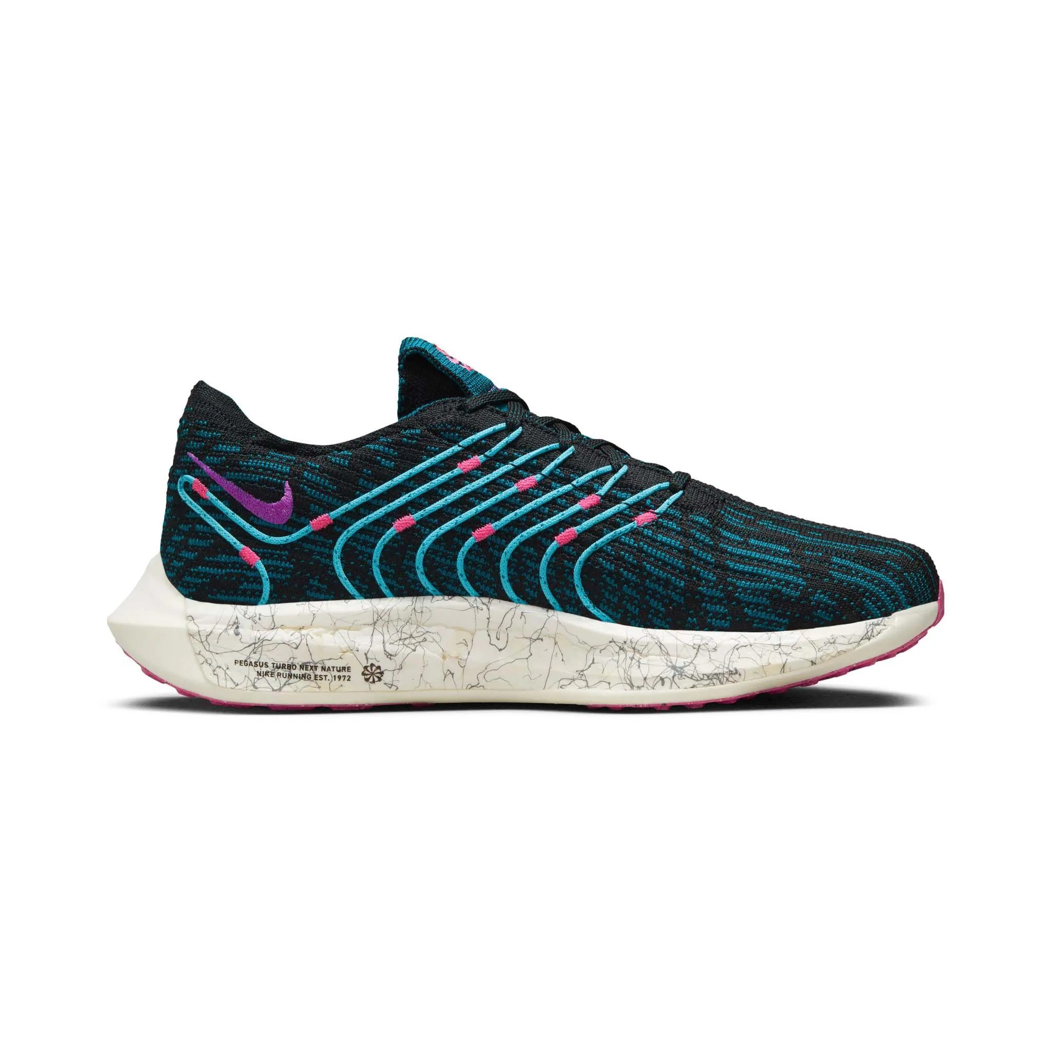 Nike | Women's Pegasus Turbo Next Nature SE Road Running Shoes - Black