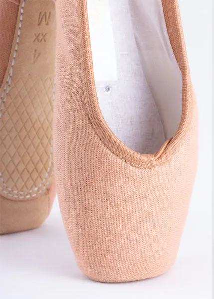 Nikolay Katya, Canvas, Ballet Pink, Medium Shank Pointe Shoe
