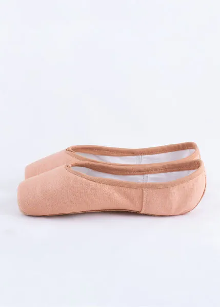 Nikolay Katya, Canvas, Ballet Pink, Medium Shank Pointe Shoe
