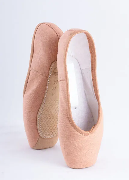 Nikolay Katya, Canvas, Ballet Pink, Medium Shank Pointe Shoe