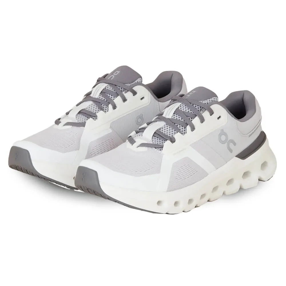 On Men's Cloudrunner 2 Shoes - Frost / White