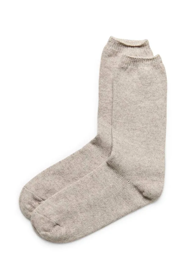 PART TWO TEONA SOCKS NATURAL MELANGE