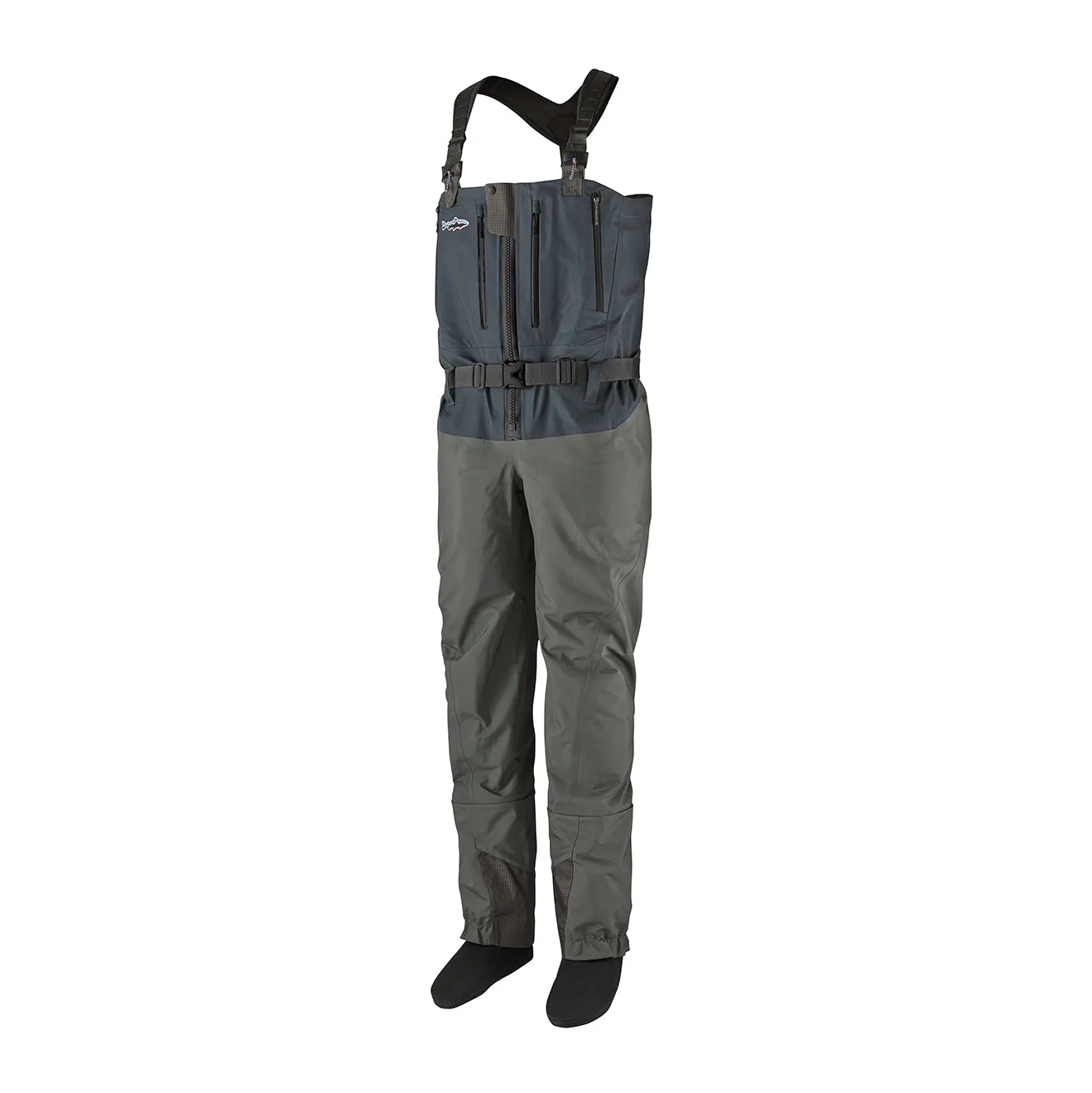 Patagonia Swiftcurrent Expedition Zip Front Waders Forge Grey