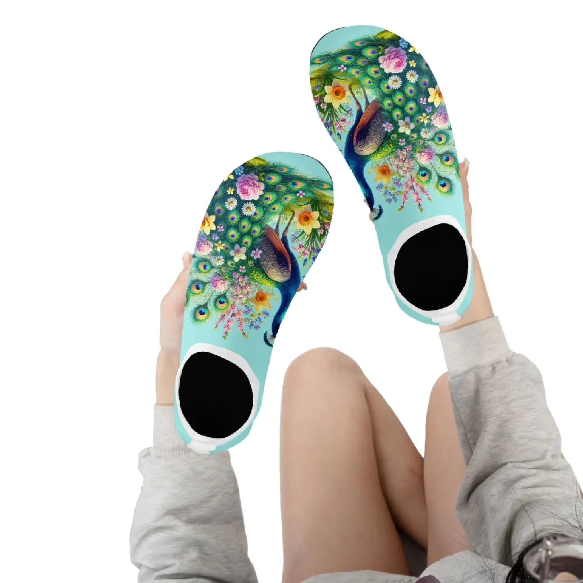 Personalized Summer Fashion Water Shoes, Custom Lightweight Aqua Shoes, Comfort Unisex Shoes