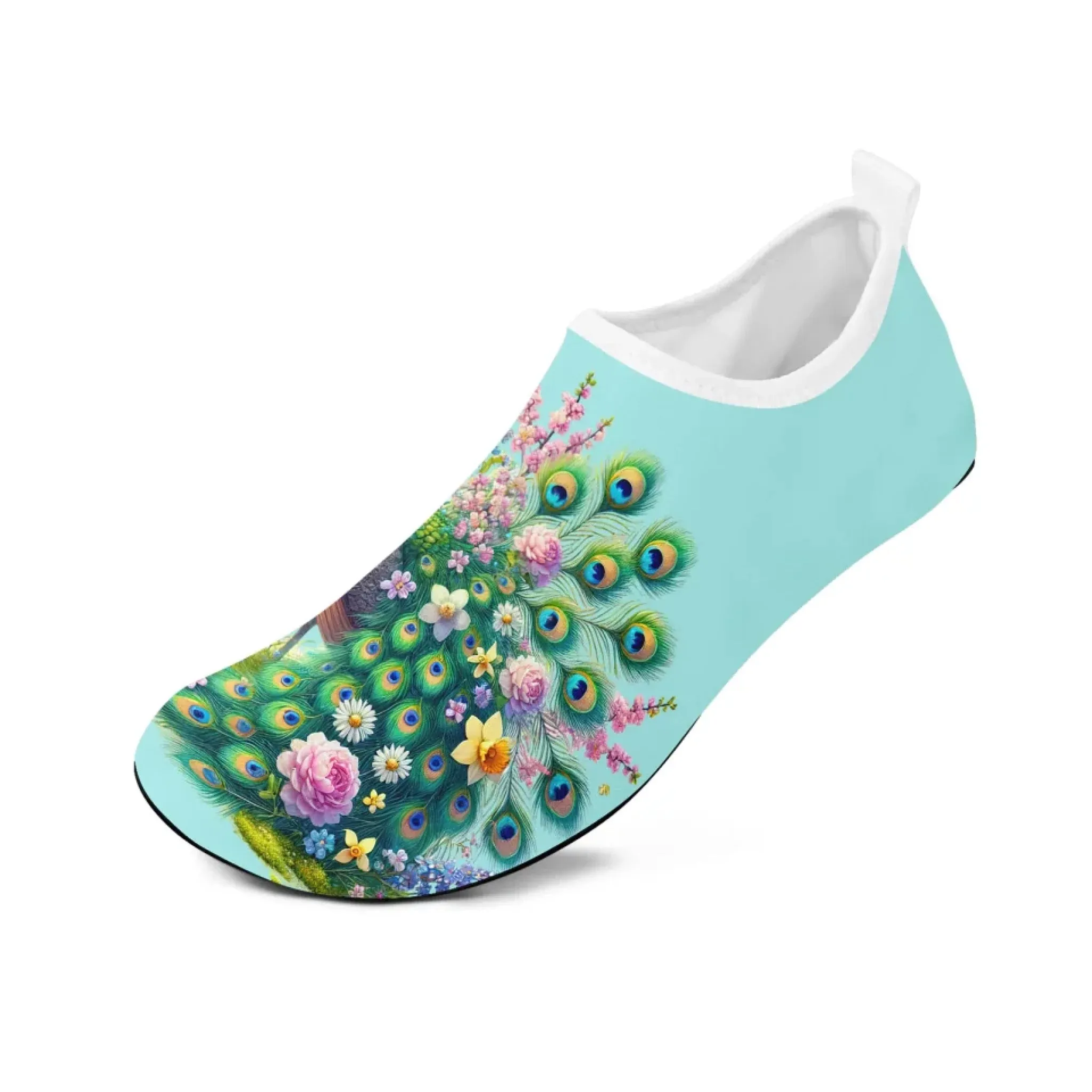 Personalized Summer Fashion Water Shoes, Custom Lightweight Aqua Shoes, Comfort Unisex Shoes