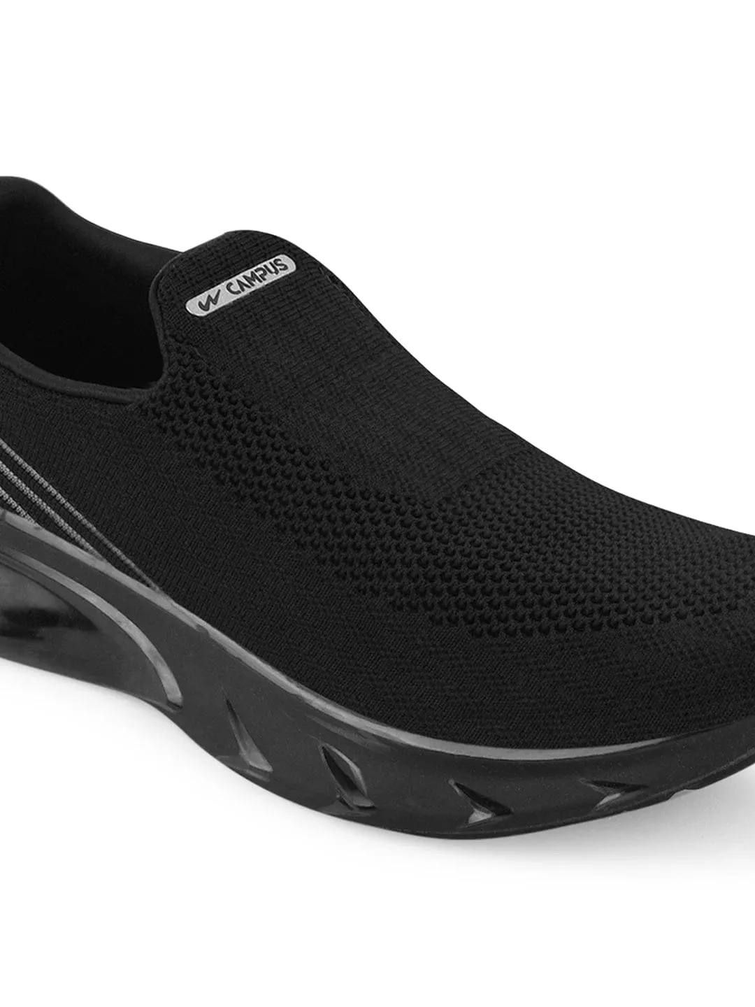 PILOT PRO Black Men's Walking Shoes