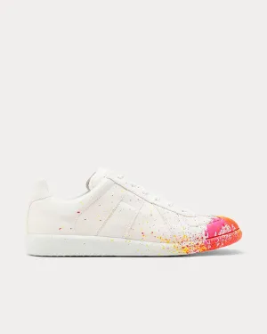 Replica Paint Drop White Low Top Sneakers