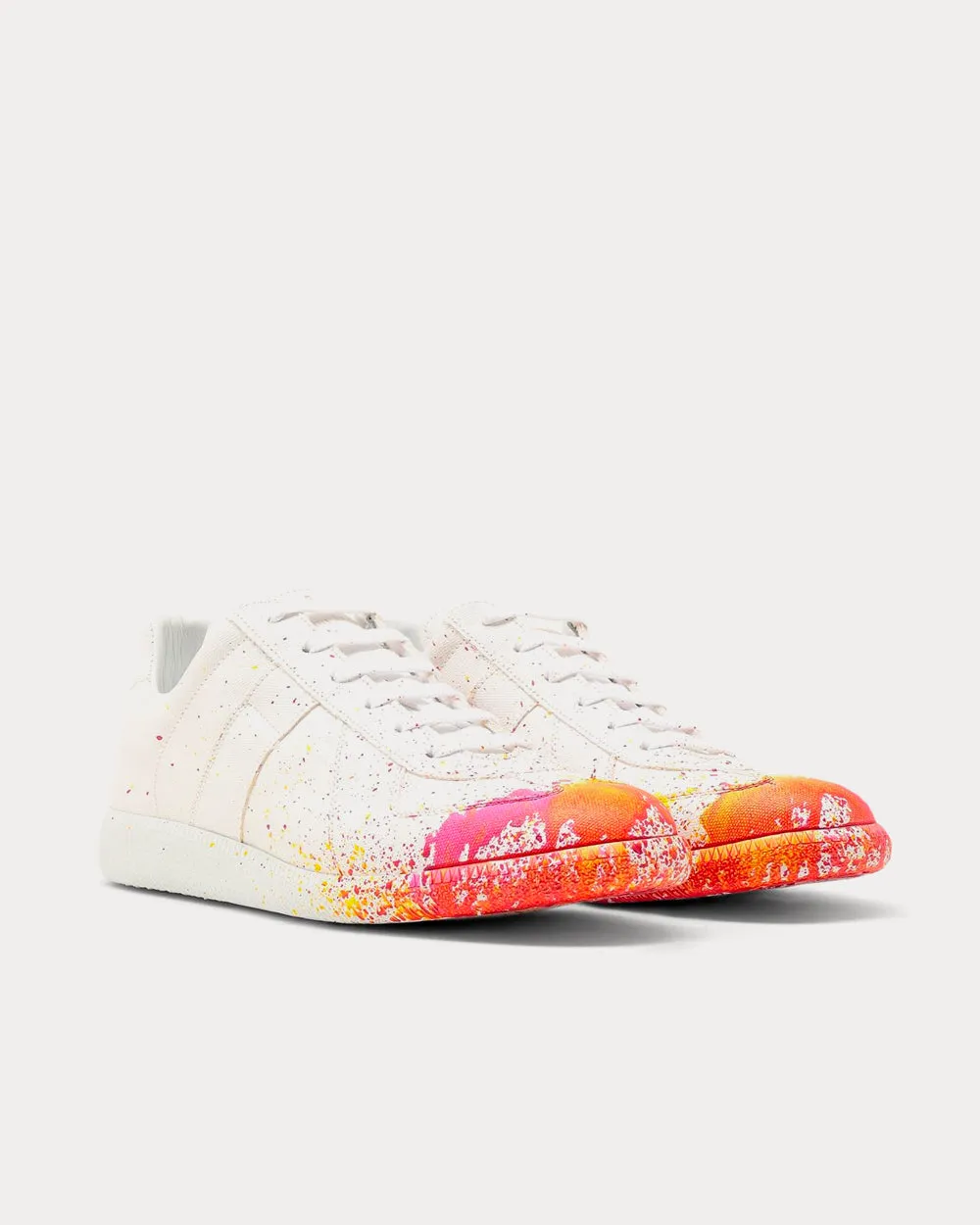 Replica Paint Drop White Low Top Sneakers