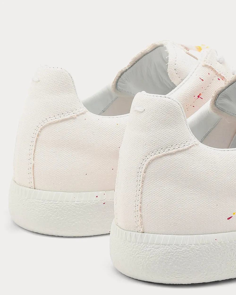 Replica Paint Drop White Low Top Sneakers