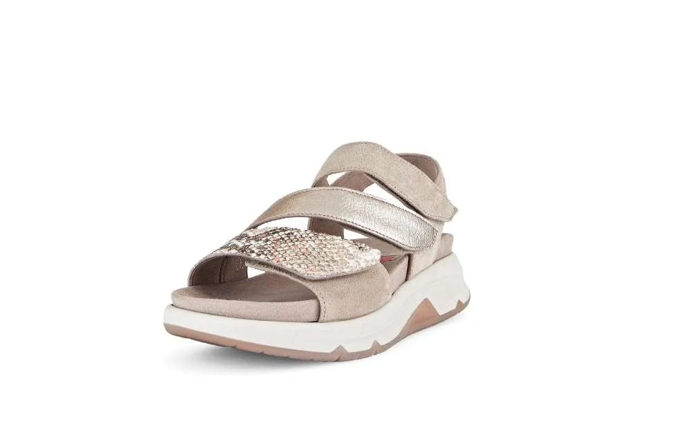 Rolling Soft Velcro Strap Sandal|6688263