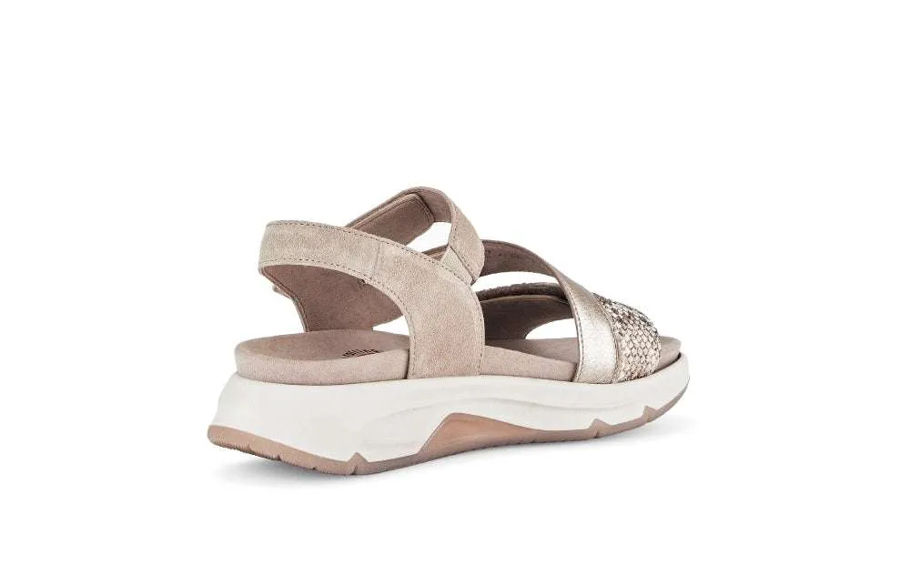 Rolling Soft Velcro Strap Sandal|6688263