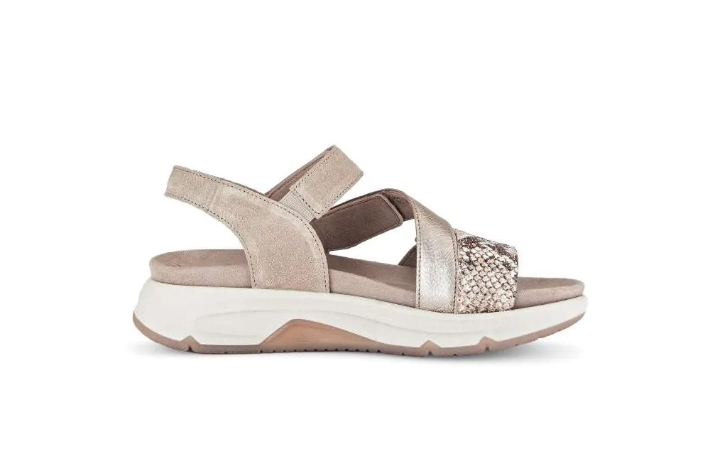 Rolling Soft Velcro Strap Sandal|6688263