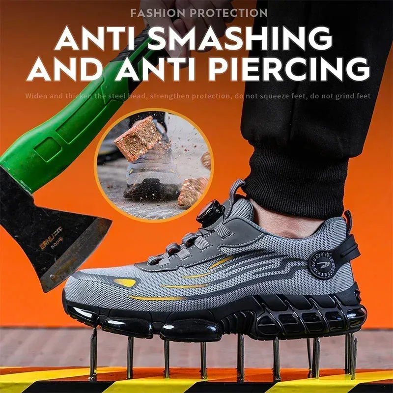 Safety Shoes for Men Anti-smash Anti-puncture Work Shoes