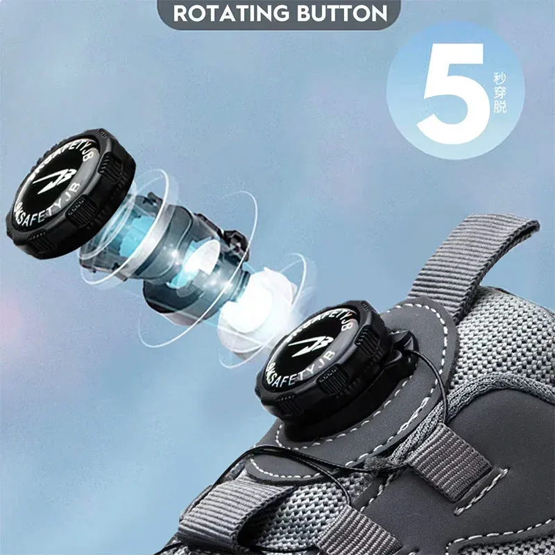 Safety Shoes for Men Anti-smash Anti-puncture Work Shoes