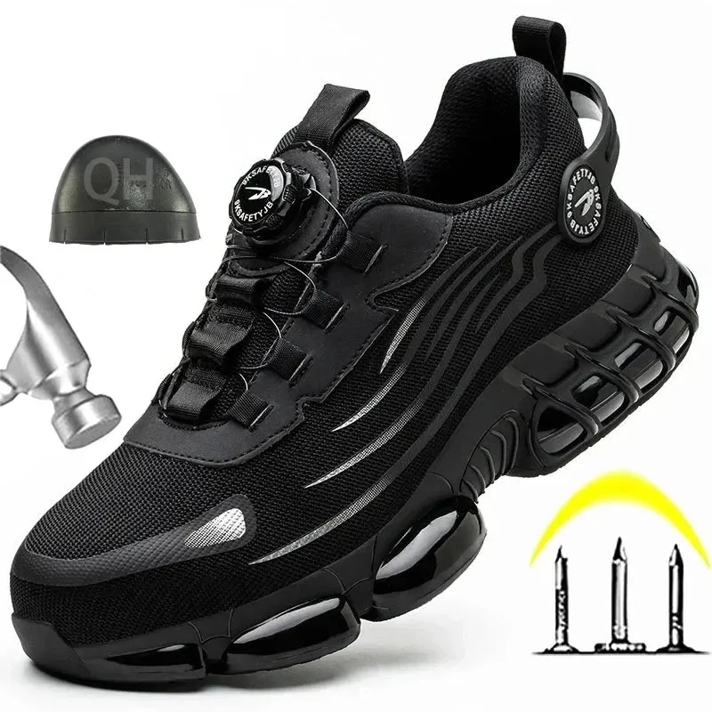 Safety Shoes for Men Anti-smash Anti-puncture Work Shoes