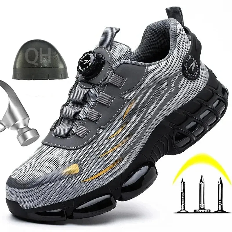 Safety Shoes for Men Anti-smash Anti-puncture Work Shoes