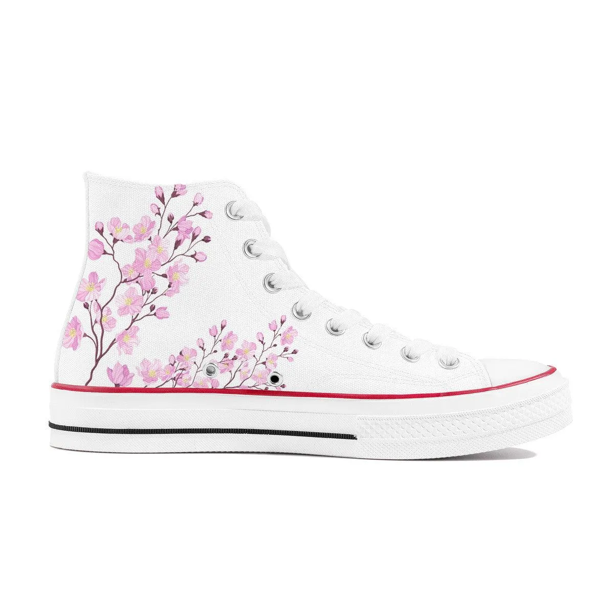 Sakura High Top Canvas Shoes