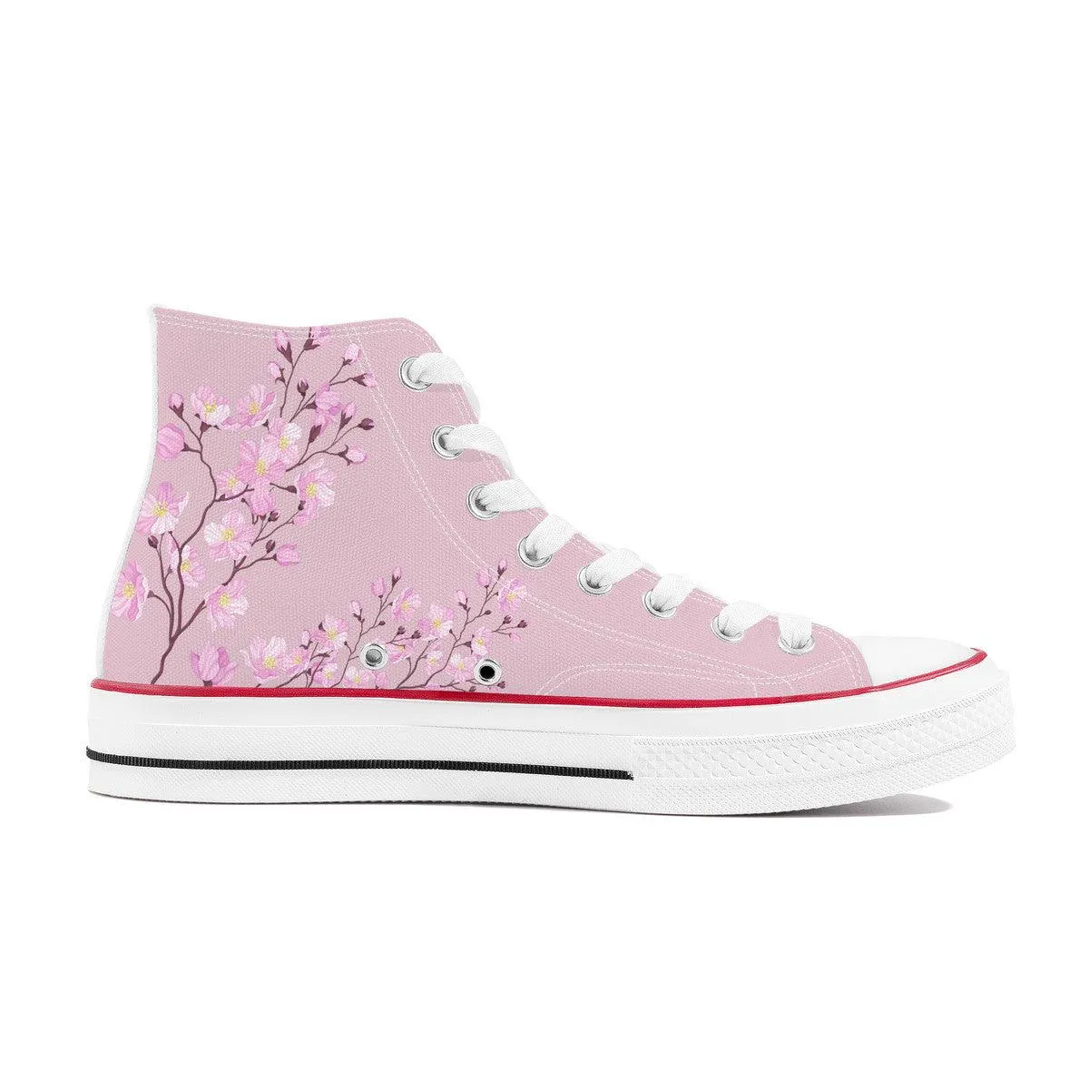 Sakura High Top Canvas Shoes