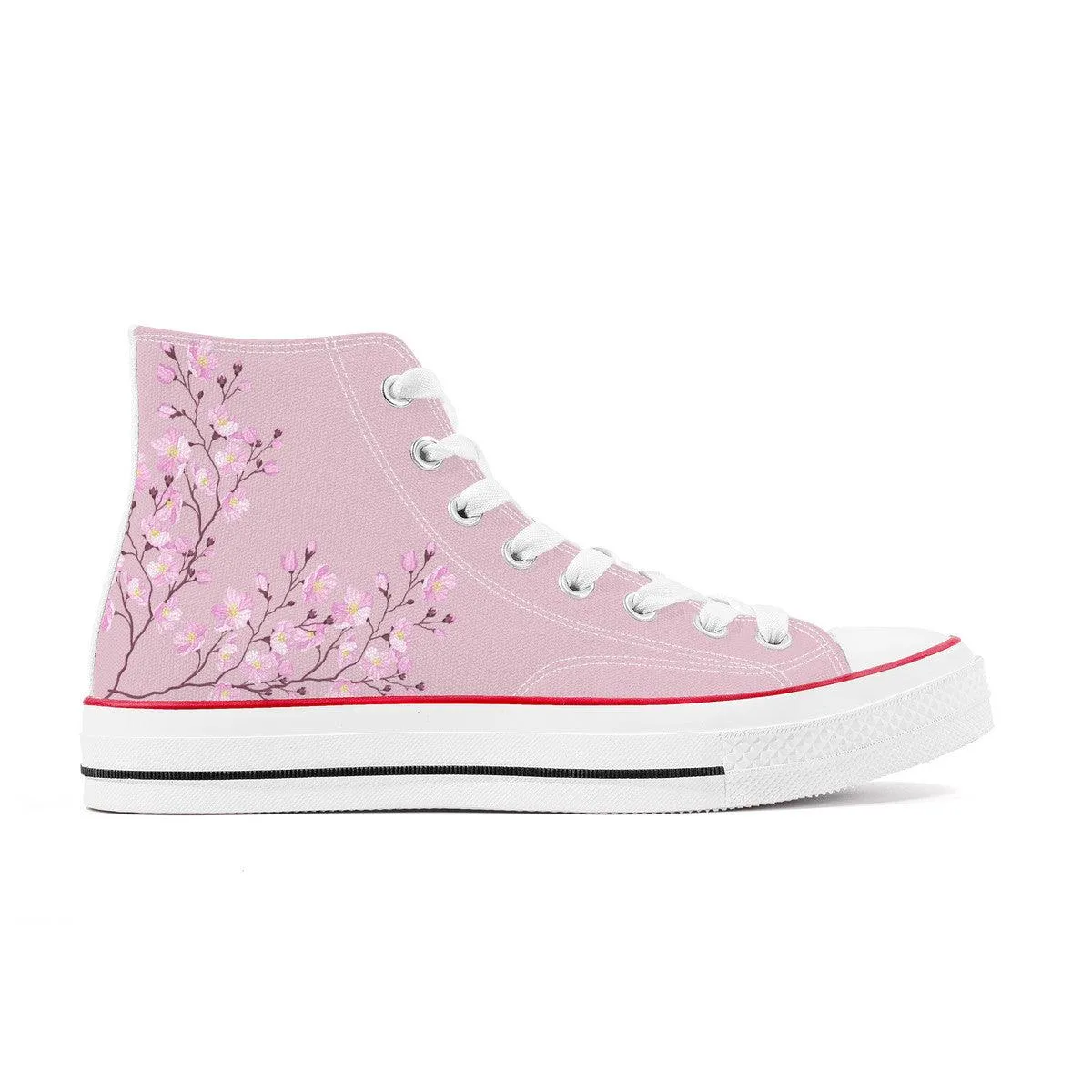 Sakura High Top Canvas Shoes