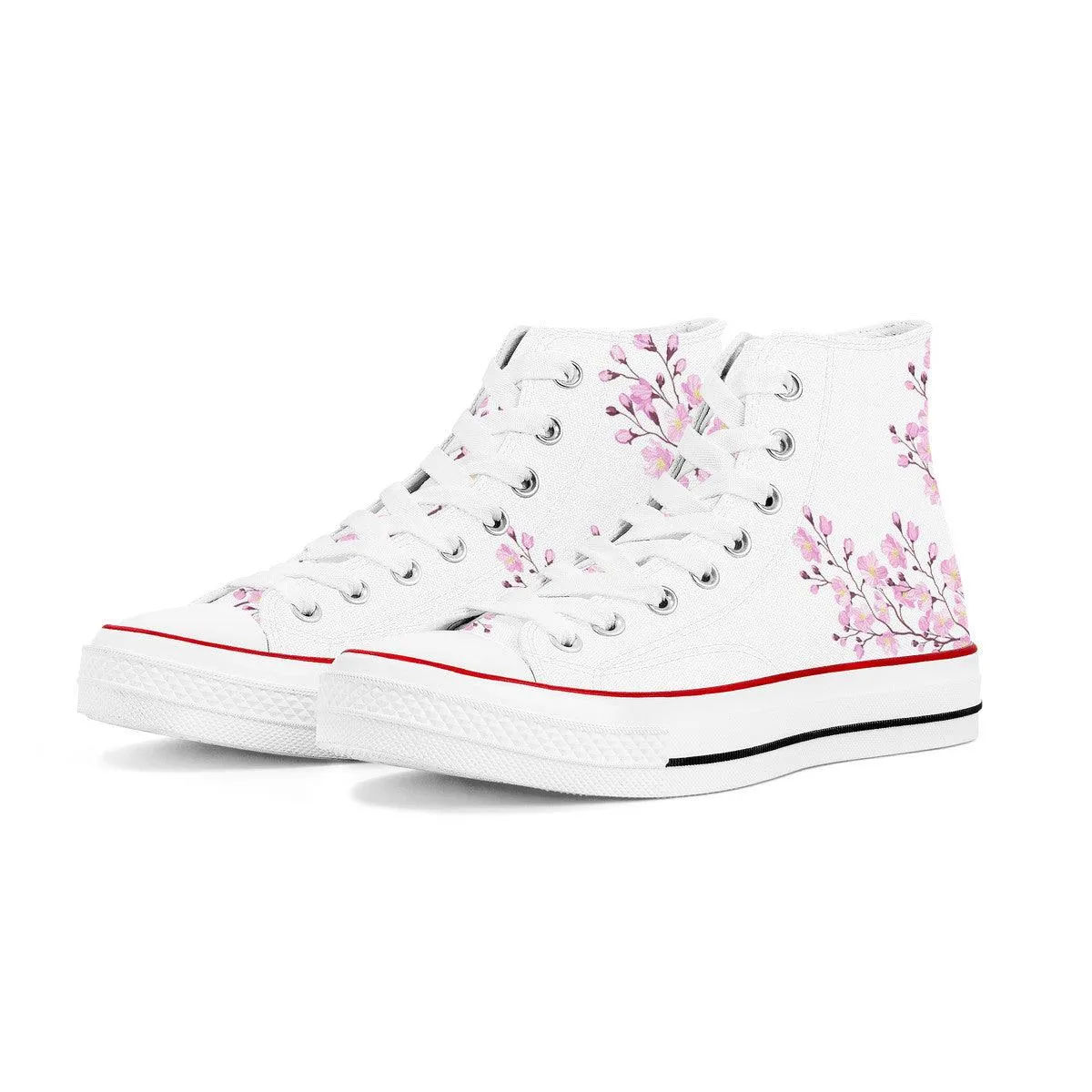 Sakura High Top Canvas Shoes