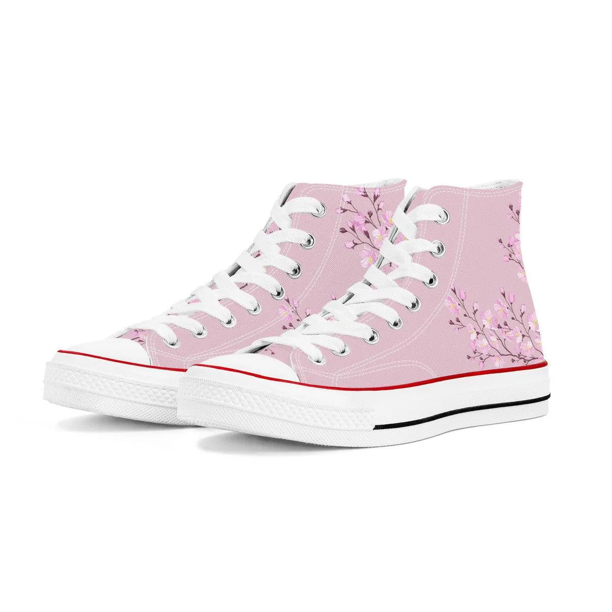 Sakura High Top Canvas Shoes