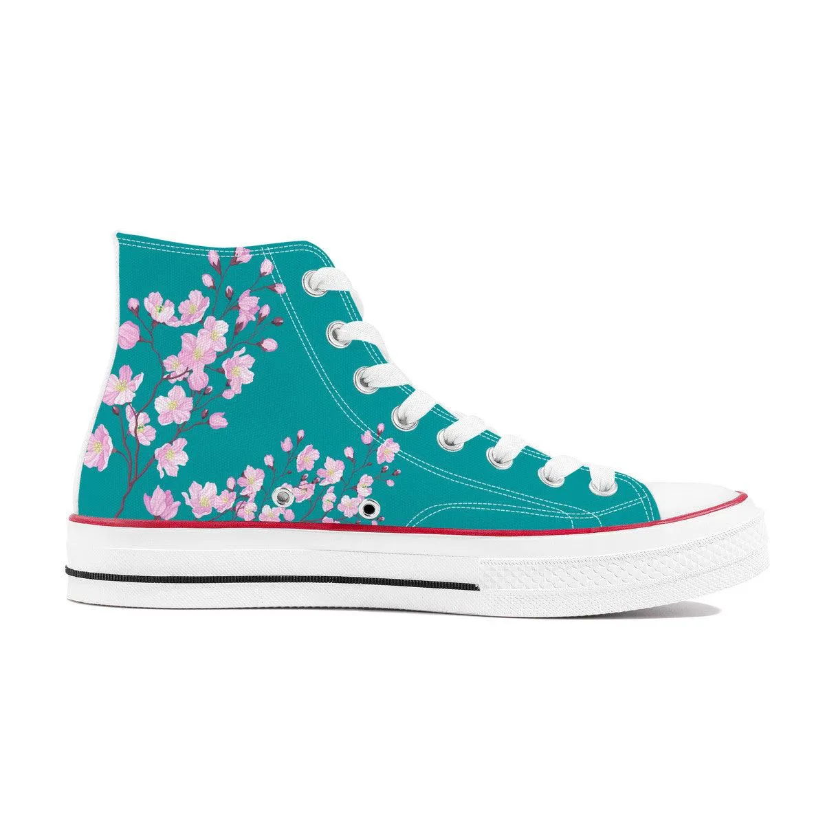 Sakura High Top Canvas Shoes