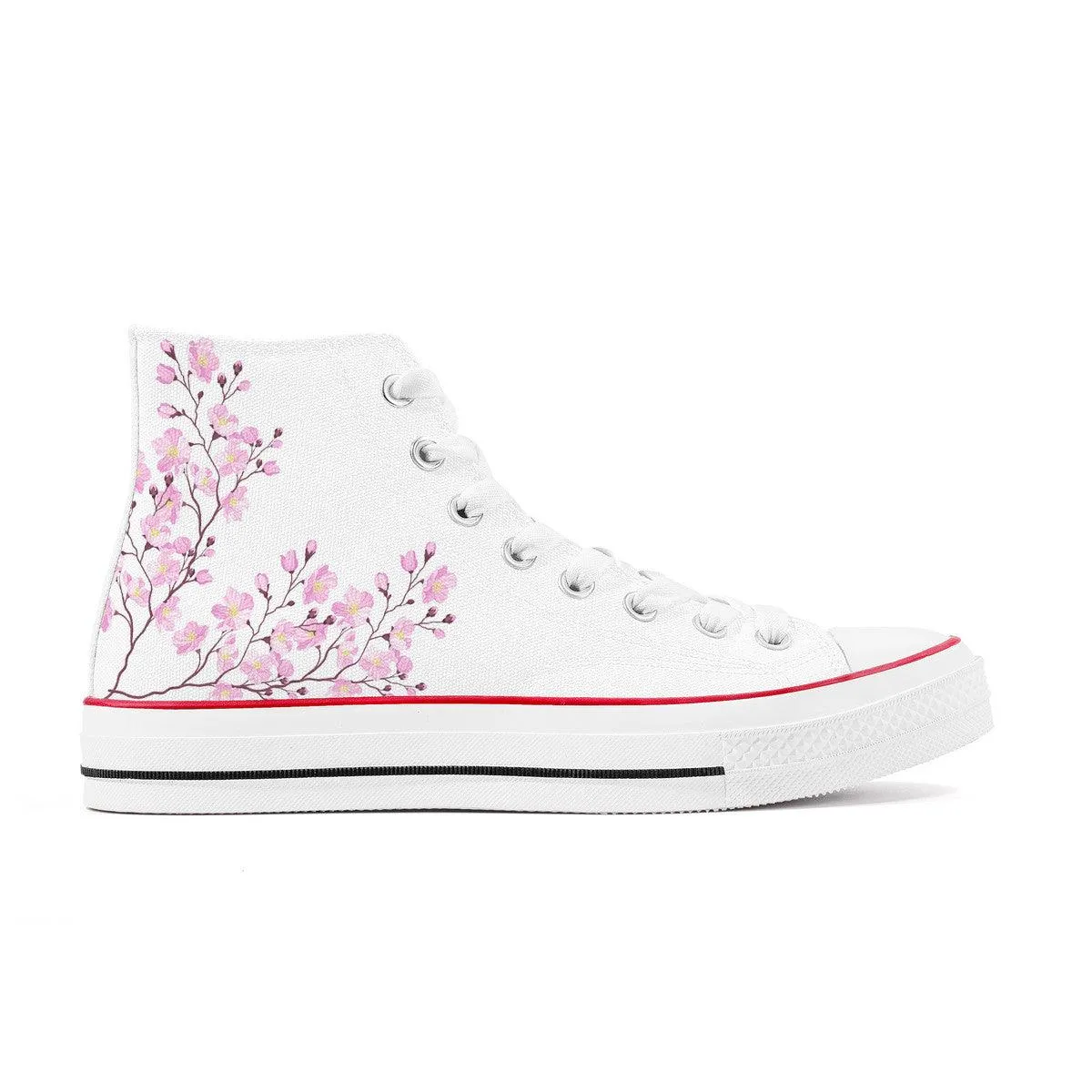 Sakura High Top Canvas Shoes