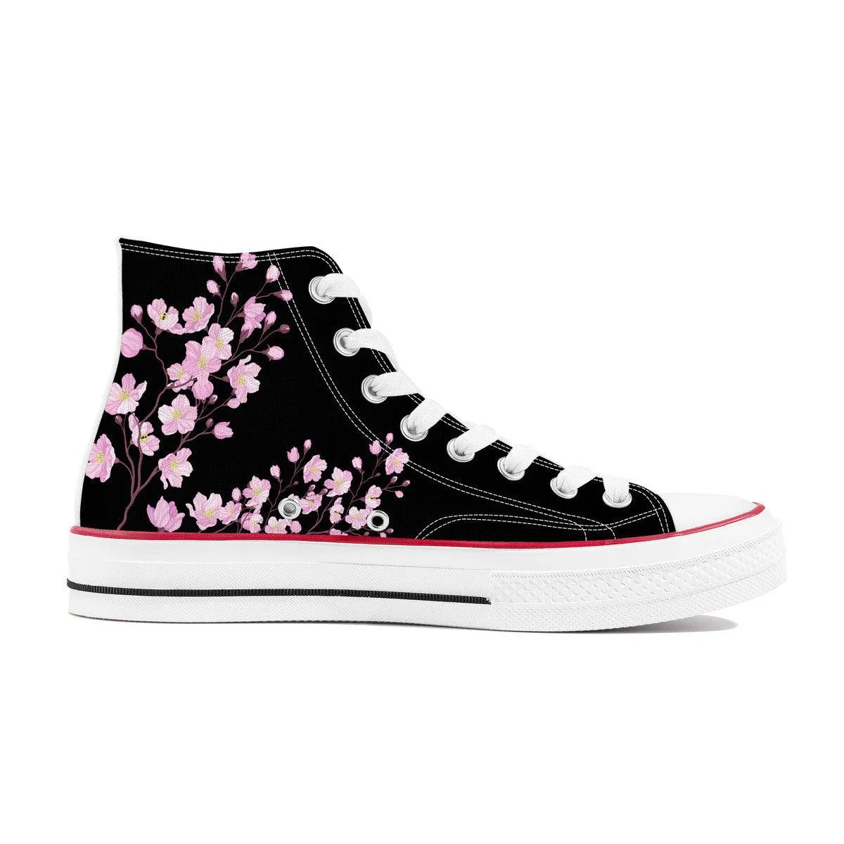 Sakura High Top Canvas Shoes