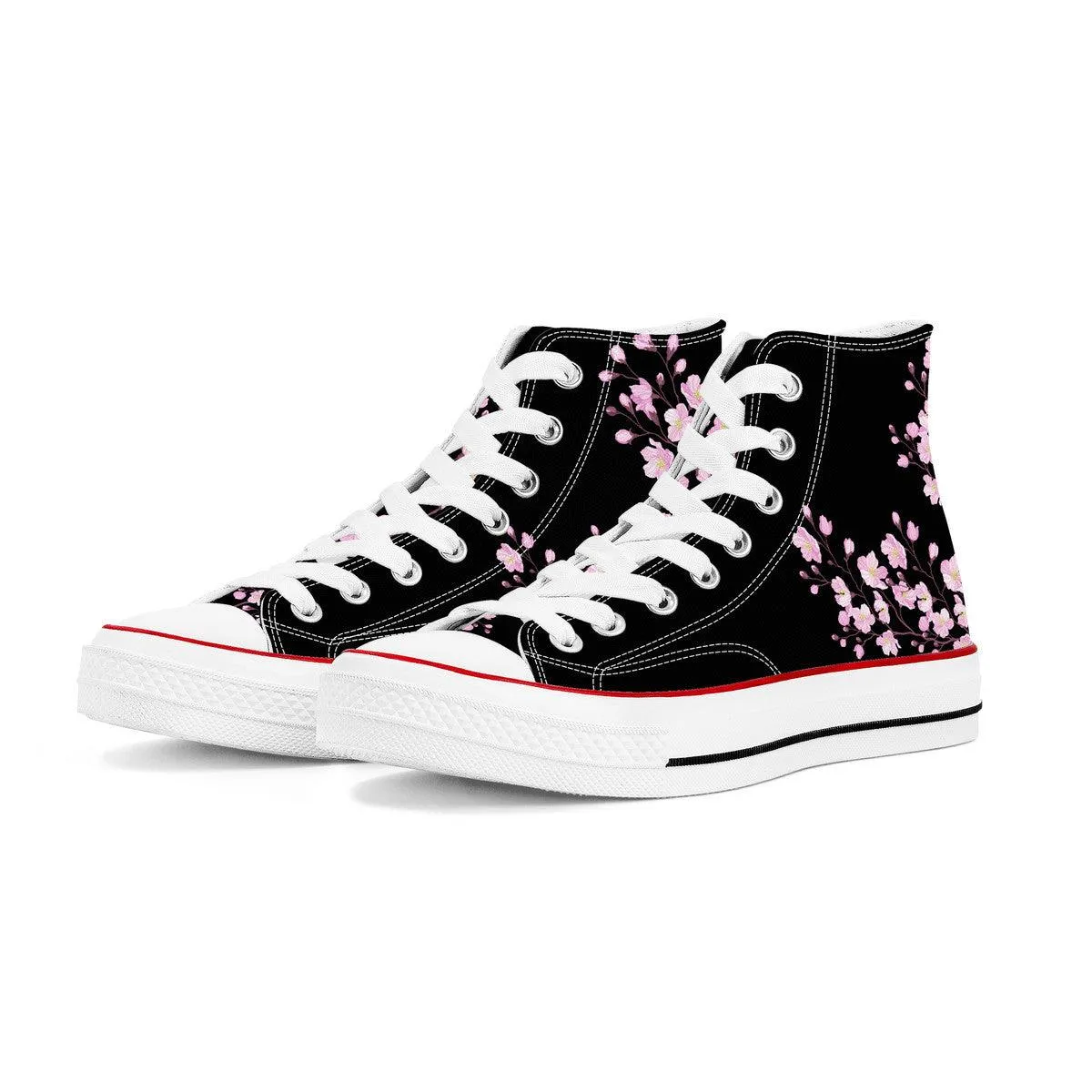 Sakura High Top Canvas Shoes