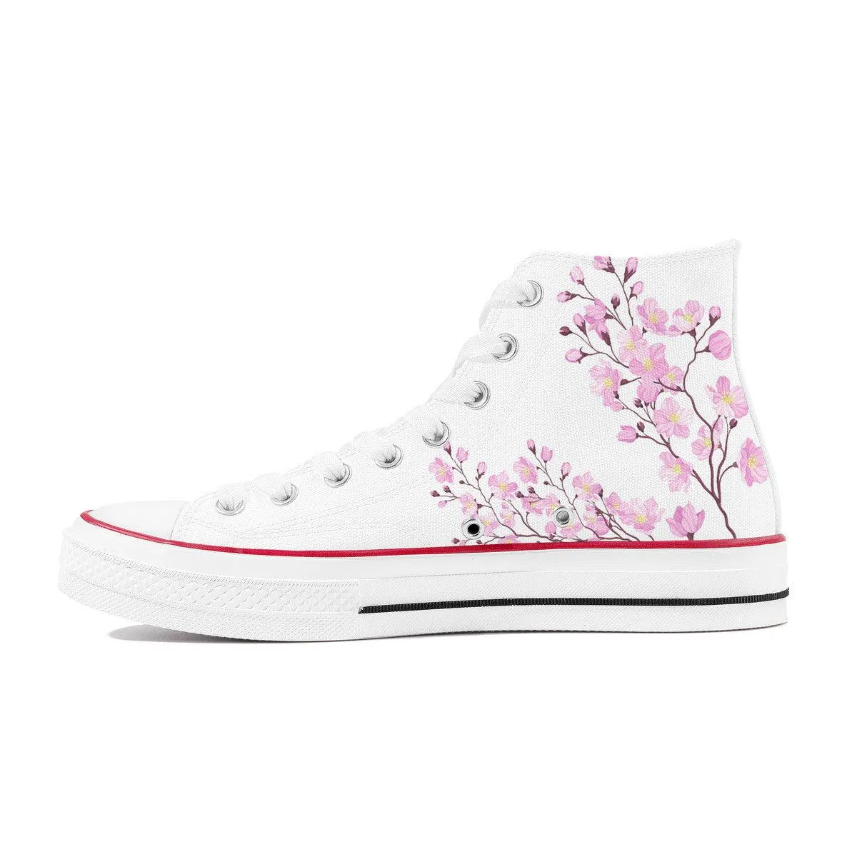 Sakura High Top Canvas Shoes