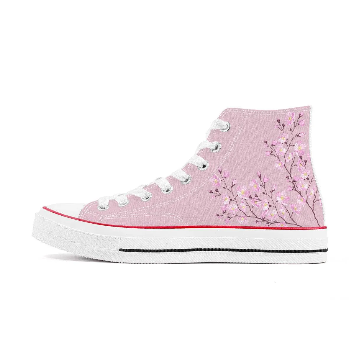 Sakura High Top Canvas Shoes