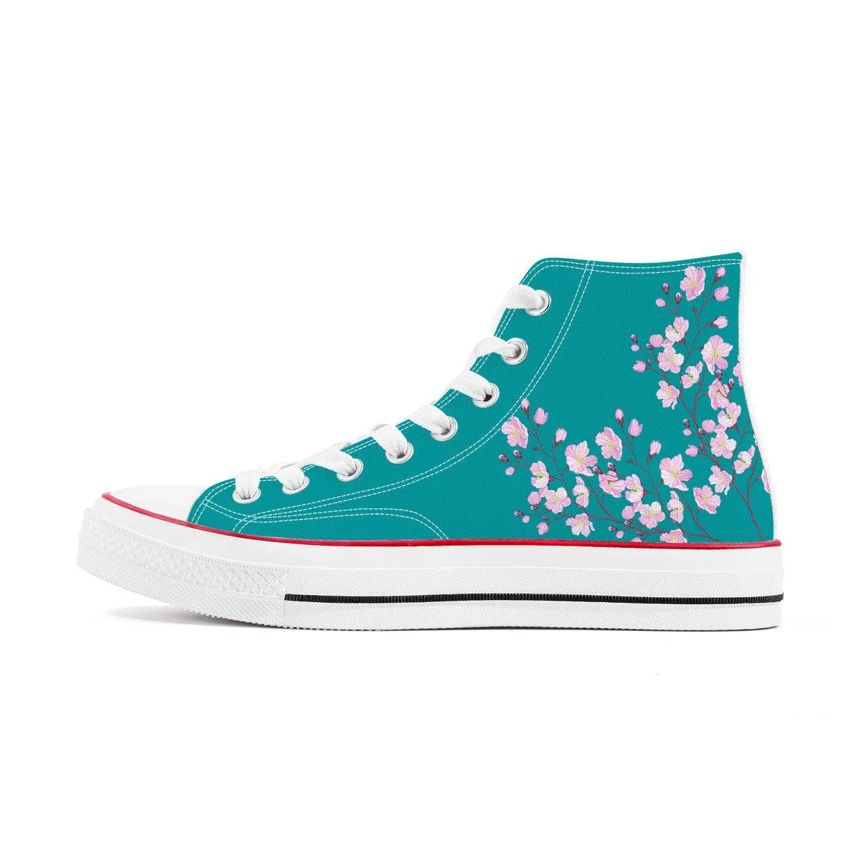 Sakura High Top Canvas Shoes