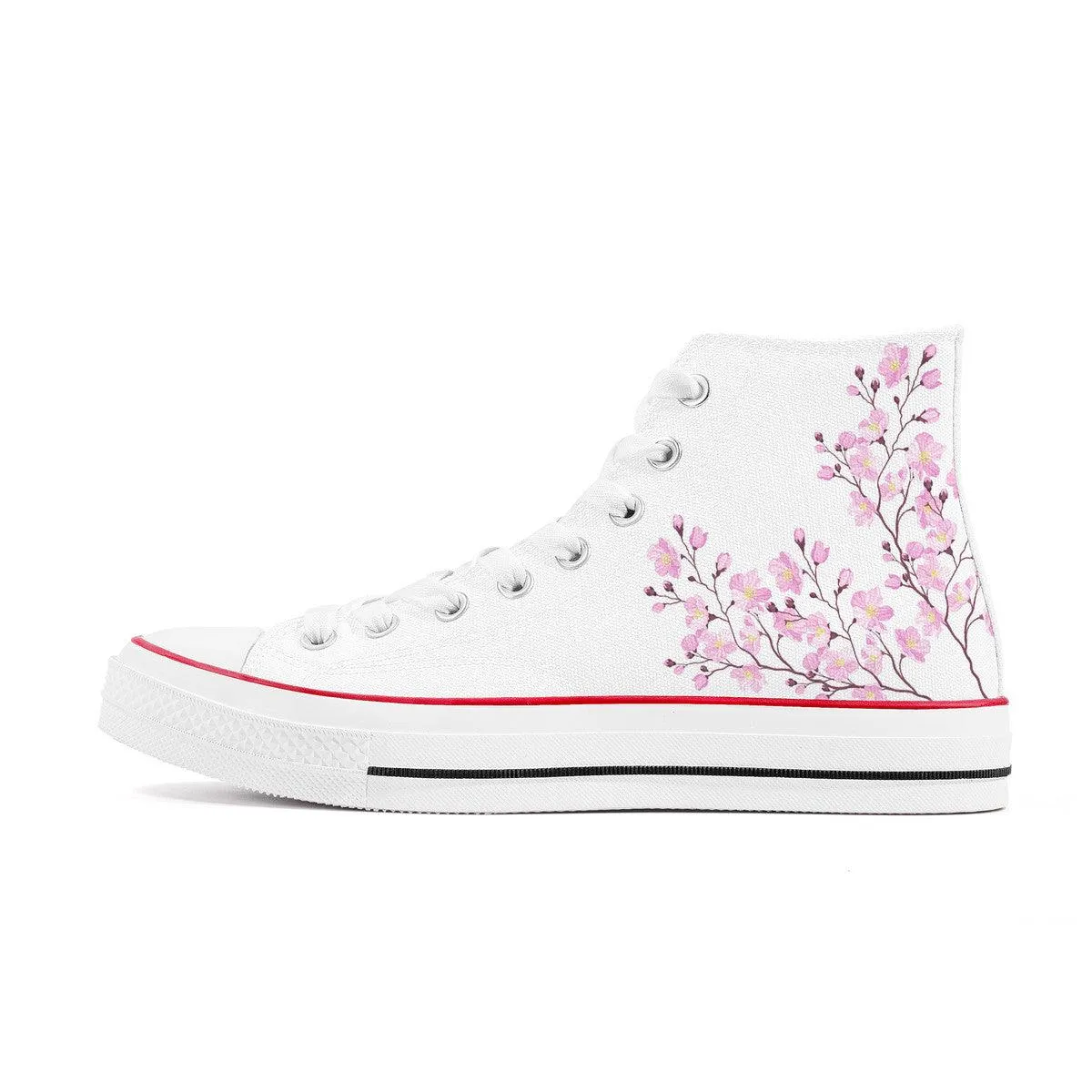 Sakura High Top Canvas Shoes