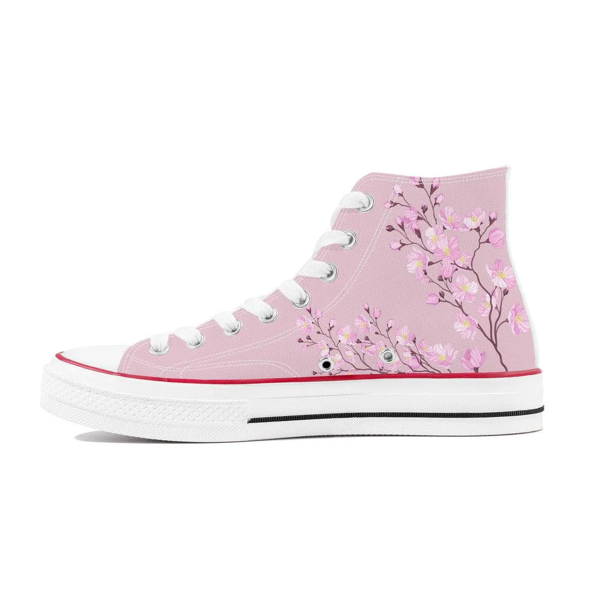 Sakura High Top Canvas Shoes