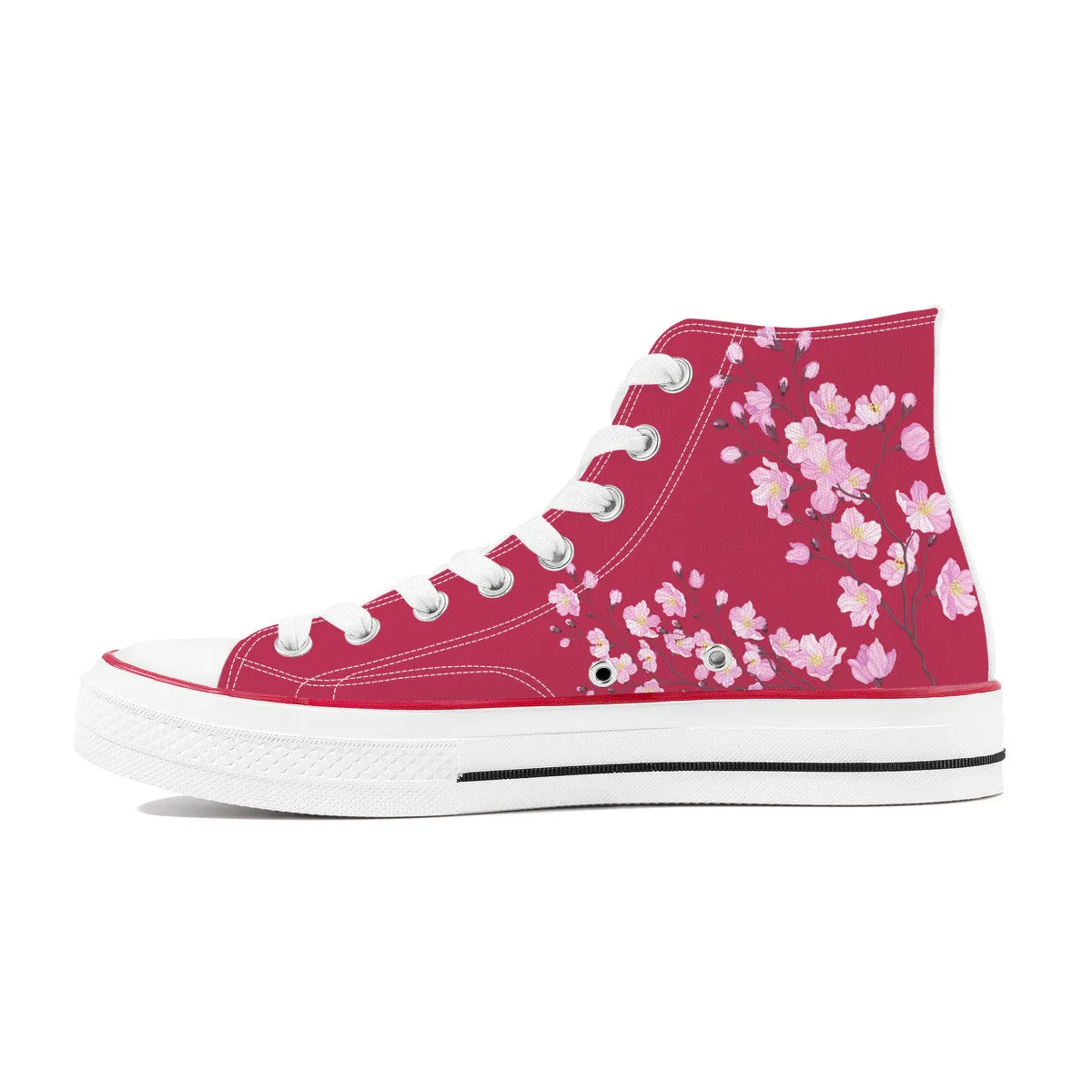 Sakura High Top Canvas Shoes