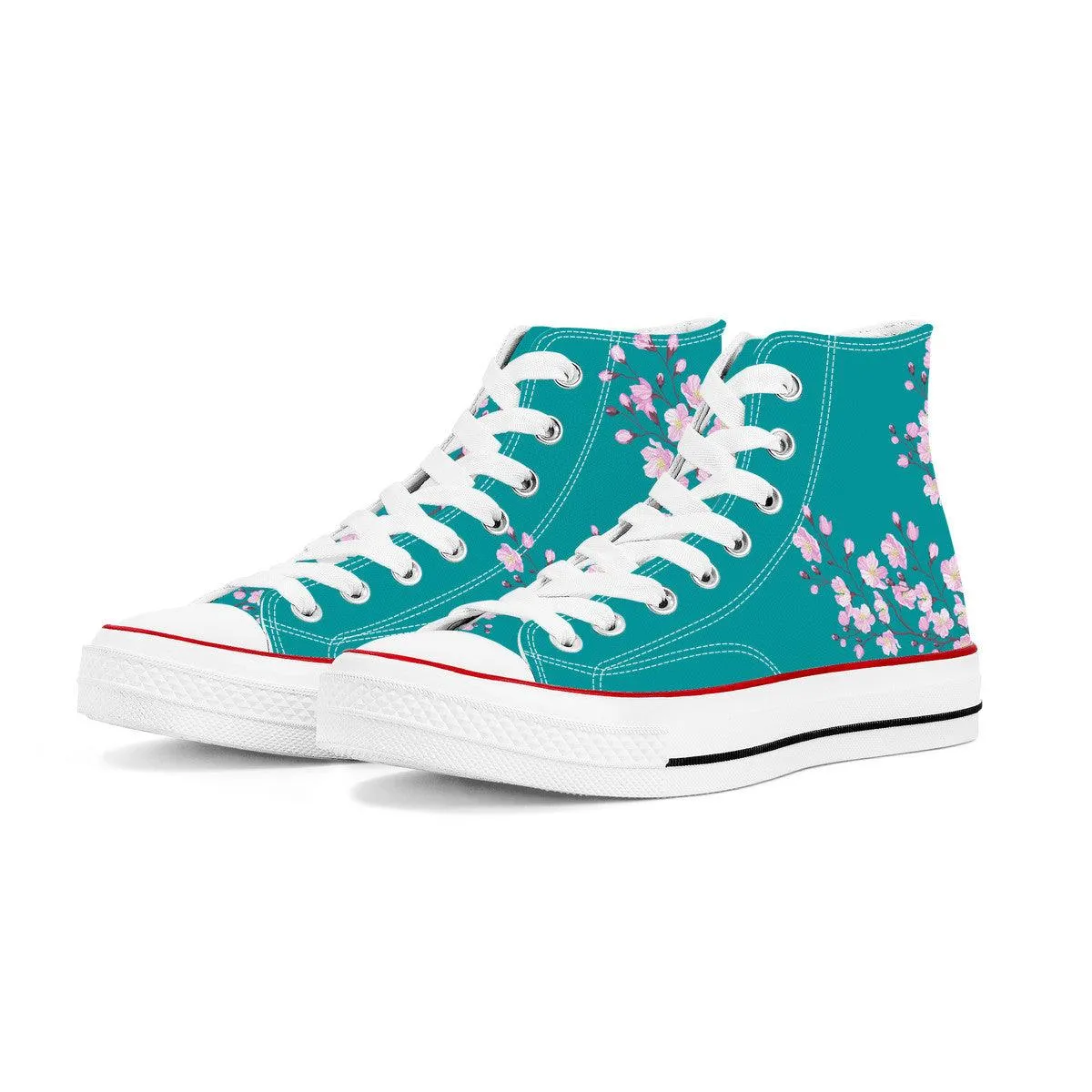 Sakura High Top Canvas Shoes